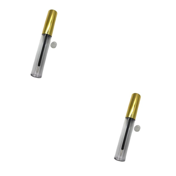 Seitruly Tubos de brillo de labios Cabeza de inserción de goma reutilizable a prueba de fugas Botellas convenientes Pipetas de transferencia de jeringa Tipo 2 2piezas Seitruly CBP350101