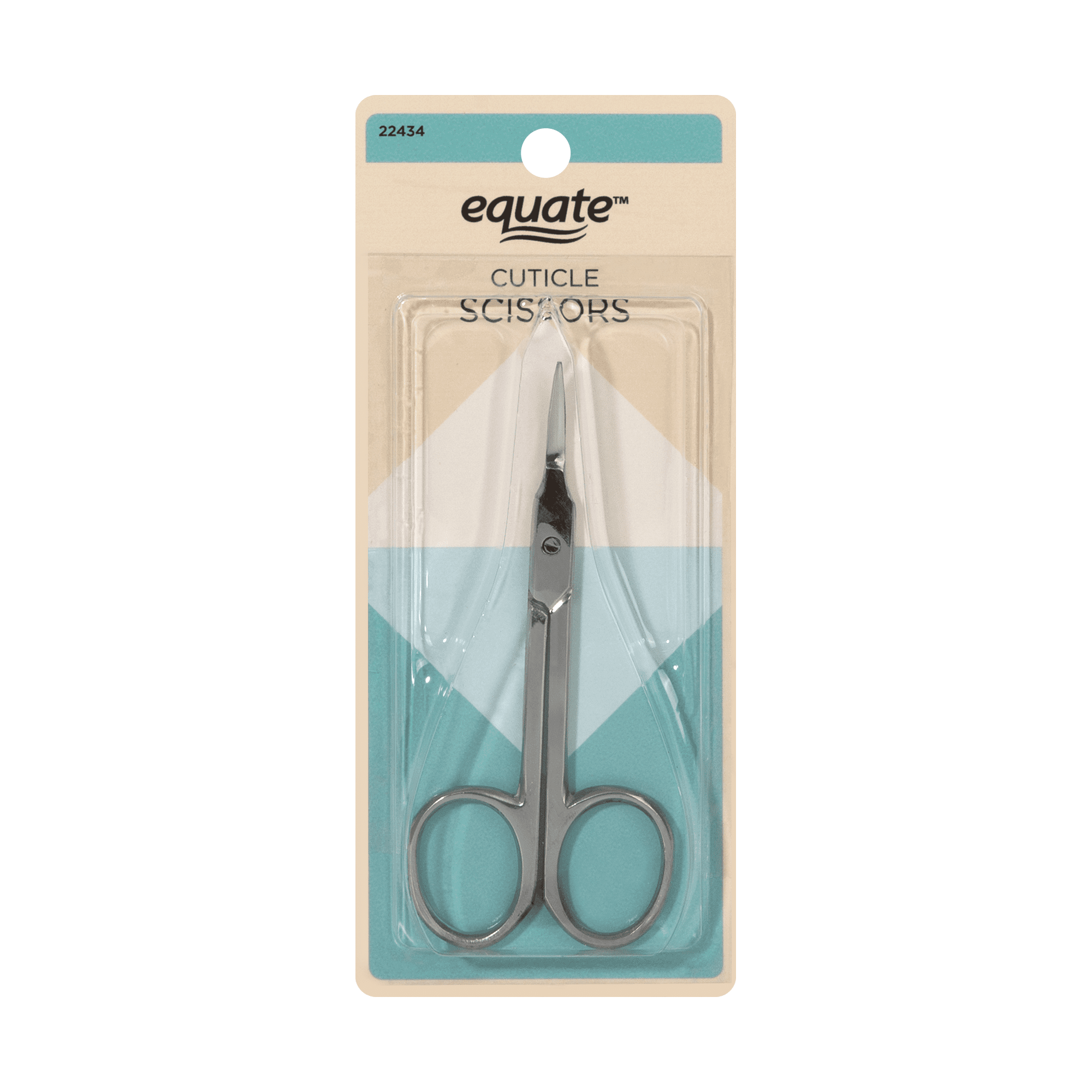 Equate Beauty Stainless Steel Precision Fingernail Cuticle Scissors