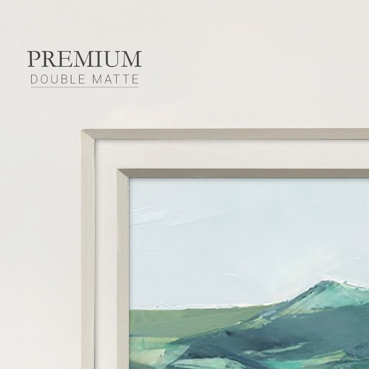 Green Grey Mountains IIPremium Framed Print