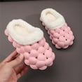 thumbnail image 4 of Gibobby Toddler Rabbit Winter Slippers - Soft Plush Indoor Bunny Slippers for Girls and Boys(Pink,7-8 Years), 4 of 8
