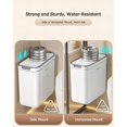 thumbnail image 3 of O-MART Wall Mounted Trash Can, Kitchen Compost Bin with Lid, 4 Gallon (S01L-V02), 3 of 7
