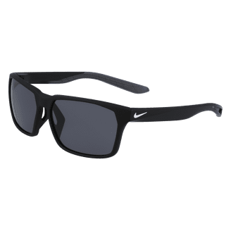Nike Polarized Men's Matte Black Semi-Rimless Sport Wrap