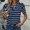 BU2, variant on Graphic Tees for Women'summer Wardrobe Lightweight Women's T Shirt with Classic for Everyday Wear Blue M