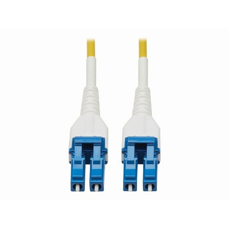 Tripp Lite 100g Duplex SingleMode 9/125 Os2 Armored Fiber Optic Cable (lc/lc Duplex M/m), Lszh, Yellow, 30 M (98.4 Ft.) - Network Cable - Lc Single-Mode (m) to Lc Single-Mode (m) - 30 M - Fiber Optic