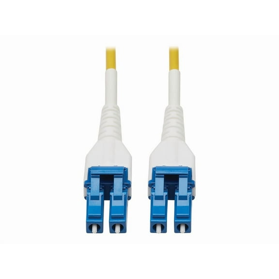 Tripp Lite 100g Duplex SingleMode 9/125 Os2 Armored Fiber Optic Cable (lc/lc Duplex M/m), Lszh, Yellow, 30 M (98.4 Ft.) - Network Cable - Lc Single-Mode (m) to Lc Single-Mode (m) - 30 M - Fiber Optic