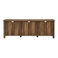 thumbnail image 3 of Walker Edison Farmhouse TV Stand for TVs Up to 80", Rustic Oak, 3 of 13