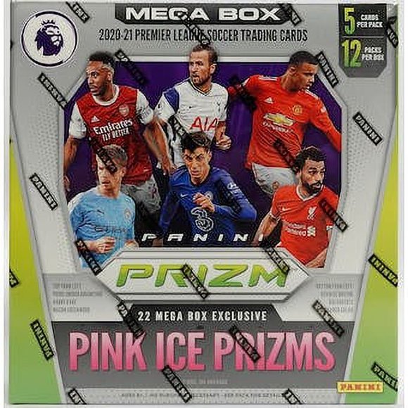 2020-21 Panini Prizm Premier League Soccer Mega Box - Pink Prizms