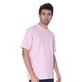 thumbnail image 3 of AVA Athletica Men's Cotton Classic Fit Round Neck&nbsp;Soft T-Shirt with Pocket; BLUSH; SM, 3 of 6