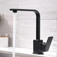 thumbnail image 1 of z PB Black kitchen faucet 360 swivel spout Elegant kitchen faucet Hot and cold kitchen sink faucet, 1 of 4