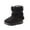 Black, variant on AnuirheiH Toddler Snow Boots For Girls Kids Outdoor Fleece Lined Shoes Non Slip Booties With Side Zipper 4-6$ off 2nd
