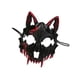 thumbnail image 4 of Máscara de Halloween Perfecl Cosplay de Animales Negro, 4 of 8