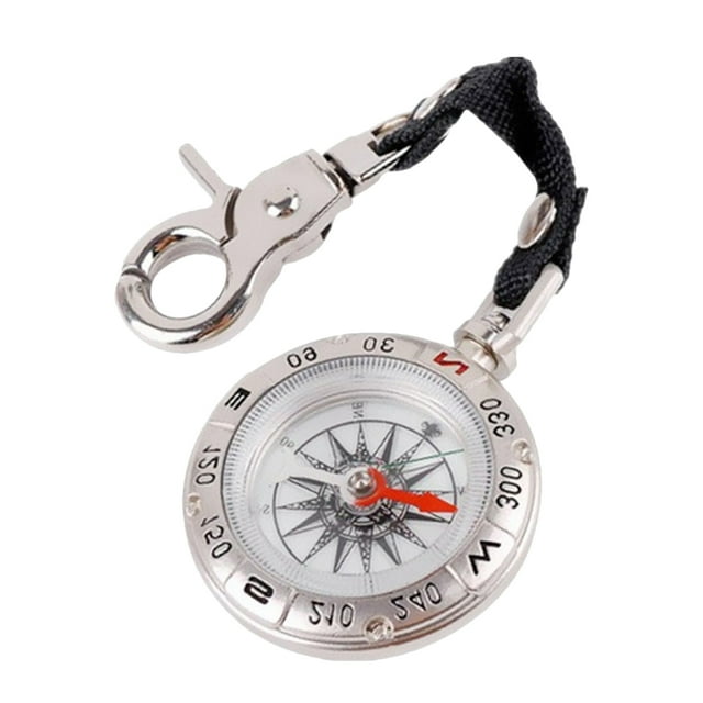 MasteelfCA Pocket Lanyard Compass Portable Pocket Compass Easy-to-read Outdoor Compass