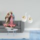 thumbnail image 2 of Letrero de mesa acrílico para decoración de escritorio, estatua de cisne, esculturas de cisne de cerámica modernas, adorno artístico único, adecuado p, 2 of 8