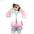 thumbnail image 2 of Liyamei Kids Hooded Sun Jacket with Tie Dye for Summer Lightweight Breathable Wear Size 5-6 Years, 2 of 7