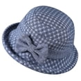 thumbnail image 2 of Only Moment Gray Women Fall Summer Winter Wool Vintage Felt Bucket Elegant Hat Tweed 1926s Wool Felt Bowler Hat Flapper Hats Winter Church Hats Vintage Felt Cloche Hat M, 2 of 4