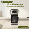 thumbnail image 7 of Glass Coffee Carafe Replacement, Compatible with Calphalon BVCL-JJ100-A, COWSAR & Kismile 14-Cup Coffee Machines, Durable Glass Coffee Pot with Measurement Markings, 7 of 7