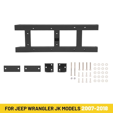 For Jeep Wrangler JK 07-18  Steel Rear Door Hinge Tailgate Reinforcement Kit