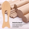 thumbnail image 4 of Wood Massage Tool, 2Pcs Light Portable Wooden Gua Sha Board  for Travel, 4 of 7