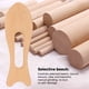 thumbnail image 4 of Tablero De Madera Gua Sha, Herramienta De Masaje De Madera Con Forma De , 2 Uds., Haya Resistente, Segura Para Viajar, 4 of 7