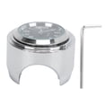 thumbnail image 2 of Reloj de Moto Reloj de Moto Otro Reloj de Montaje de Motocicleta Reloj Redondo de Aluminio Resistente Al Agua Luminoso Universal para Manillar de 7 8 en 1 en Blanco ANGGREK Otros, 2 of 8