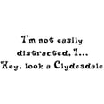 thumbnail image 2 of CafePress - Distracted By Clydesdales -  Round Wood Ornament 4", 2 of 2