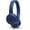 Blue, variant on Tune 500 - Wired on-ear headphones, Pure Bass Sound, 1-button remote/mic, Tangle-free flat cable, Lightweight and foldable design, Ask Siri or Google Now (Black)