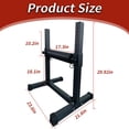 thumbnail image 3 of Soporte para Sentadillas Búlgaras – Unilateral – Entrenamiento de Piernas – Ajustable – Mujeres y Hombres – Gimnasio en Casa, 3 of 8