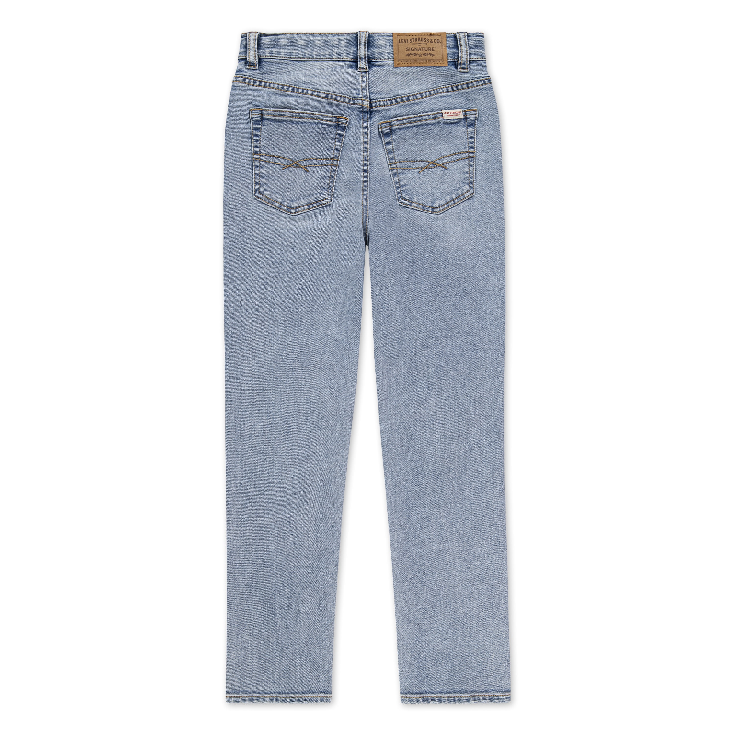 Levi Strauss Signature Girls Embroidered Star Straight Jeans, Sizes 5-18