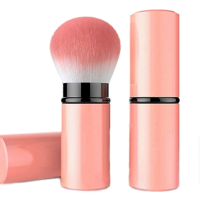 Retractable Makeup Bru, Portable Travel B Brush With Coverd
