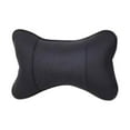 thumbnail image 4 of Car Neck Pillows Both Side Pu Leather Headrest For Head Pain Car Pillow New, 4 of 6