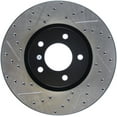 thumbnail image 3 of StopTech 07-09 Mazda 3 Right Front Slotted & Drilled Rotors, 3 of 11