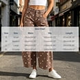 thumbnail image 3 of Cloaraye High Waisted Jeans for Women Wide Leg Denim Pants with Pockets Casual Fashion Dots Printed Palazzo Jeans, 3 of 9