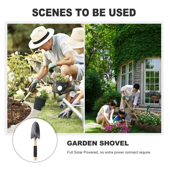OFFIGAM Heavy Duty Garden Hand Trowel Set with Ergonomic Grip, Metal Planting Tools for Yard, Outdoor Gardening Use