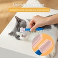 thumbnail image 2 of Pebbuoy Pet Tear Stain Brush Gentle Cat Dog Eye Stain Remover Comb Easy to Clean Pet Grooming Tool Pet Supplies, 2 of 7
