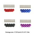 thumbnail image 4 of Speravity 18 unids/set tornillos espaciadores motor interior coche rojo, 4 of 6