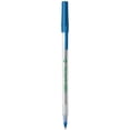 thumbnail image 2 of BIC ReVolution Round Stic Ball Pen, Medium Point (1.0 mm), 74% Recycled, 100% Recycled Packaging, Blue, 10-Count, 2 of 7
