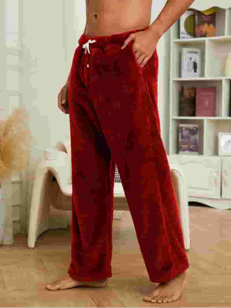 U2SKIIN Mens Plush Warm Pajama Pants, Fluffy Soft Fleece U2SKIIN Mens Plush Warm Pajama Pants, Fluffy Soft Fleece