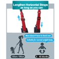 thumbnail image 2 of Arnés portátil Baby Walker DERALAON para aprender a caminar, rojo, 2 of 6