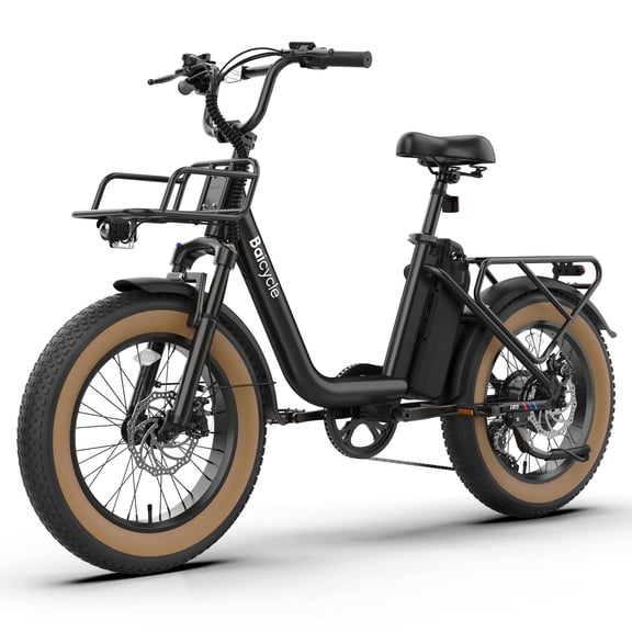 U05 Electric Bike for Adults, 1500W Peak Motor, 48V 13Ah Removable Battery,28MPH,90 Miles Range, 20"×4 Fat Tire Ebike, UL2849 Certified, Fast Charging, Stable Comfort Commuter Ebike, Black