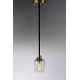 thumbnail image 5 of Maxim 96120CLBKSN 5 in. Goblet One-Light Mini Pendant Ceiling Light, Black & Satin Nickel, 5 of 5