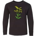 thumbnail image 3 of Inktastic Solidago Goldenrod Wildflowers Long Sleeve Youth T-Shirt, 3 of 5