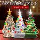 thumbnail image 1 of Fiudx Ofertas Del Día Árbol De Navidad De Cerámica, Árbol De Navidad, Decoración Led, Decoración Navideña De Escritorio De Cerámica, 1 of 3