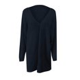 thumbnail image 4 of Hcyirli Women's Elegant Knit Fall Cardigan Sweater Coat Casual Lace Outerwear for Fall Winter Daily Wear Black XXXL, 4 of 5