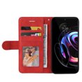 thumbnail image 5 of Compatible Motorola Edge 20 pro/Edge s pro Case, Leather Wallet Case Stand View Magnetic Clasp Book Flip Folio Phone Cover - Red, 5 of 5