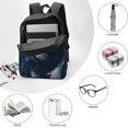 thumbnail image 3 of Dance Wednesday Backpacks Basic Shoulder Daypack Bookbag Satchel Knapsack Rucksack, 3 of 3