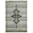 thumbnail image 2 of Abani Porto Collection Area Rug Mid Century Modern Bedroom Living Room Decor Floor Rug 5 x 8 Grey Yellow, 2 of 7