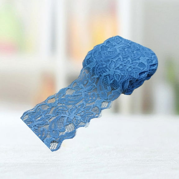 COSMOBETTY Vintage Lace Trim Elastic Lace Trimming 1 Roll For Wedding And Party Decoration