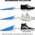 thumbnail image 4 of Pair of 2 Blue Self-Adhesive Height-Enhancing Insoles for Men and Women with Shock Absorption, 4 of 5