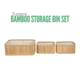 thumbnail image 2 of Maison 3-pc. Bamboo Storage Bin Set, 2 of 6