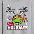 thumbnail image 3 of Teenage Muntant Ninja Turtles - Happy Holidays  - Men's Long Sleeve T-Shirt, 3 of 5